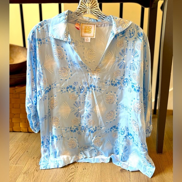 Emily McCarthy Poppy Sea Party Top sz Small - Picture 1 of 6